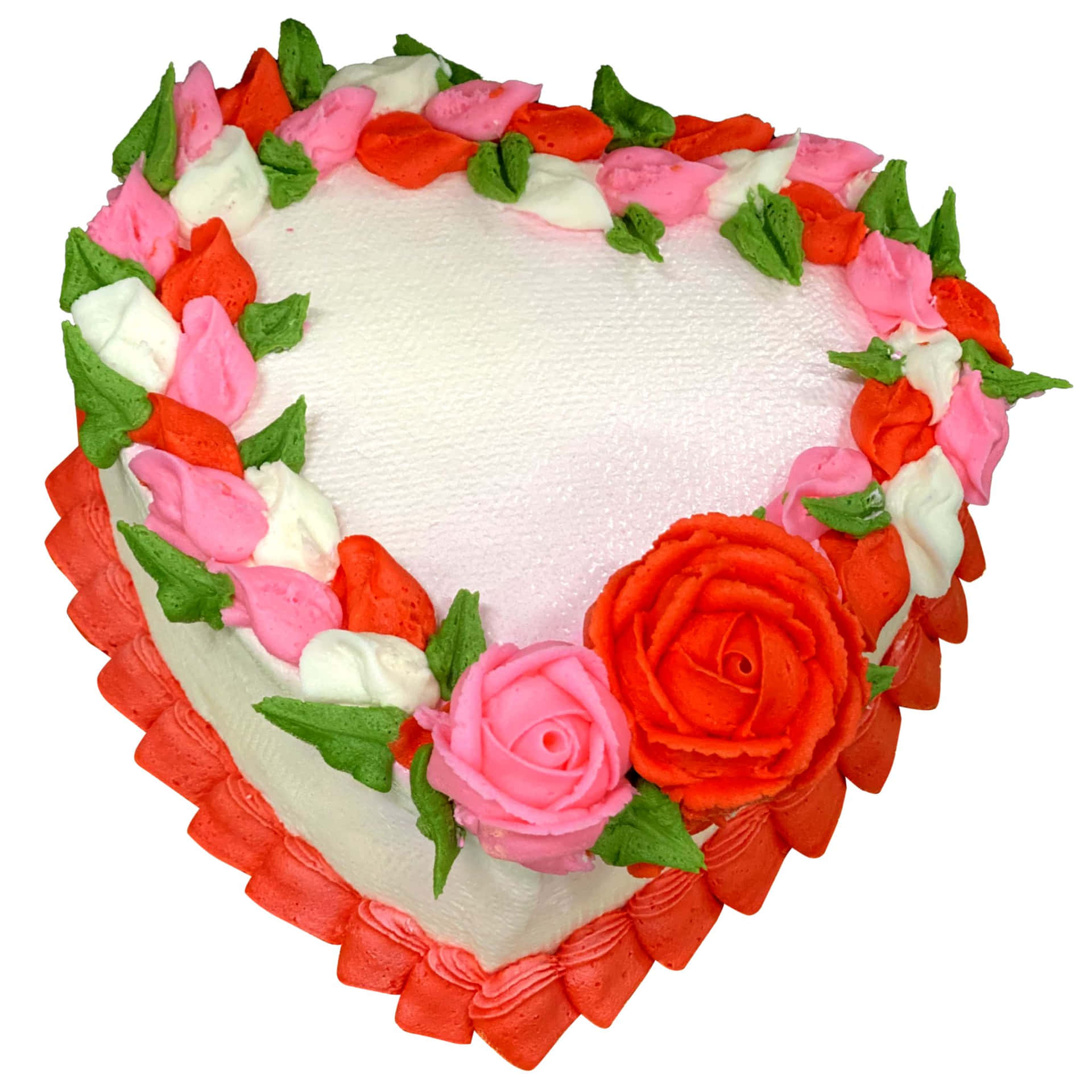 Delightful Floral Cake on Display Wallpaper