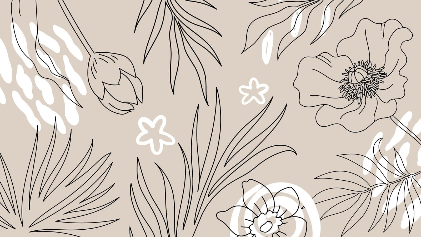 Upgrade Your Desktop with Colorful Florals Wallpaper