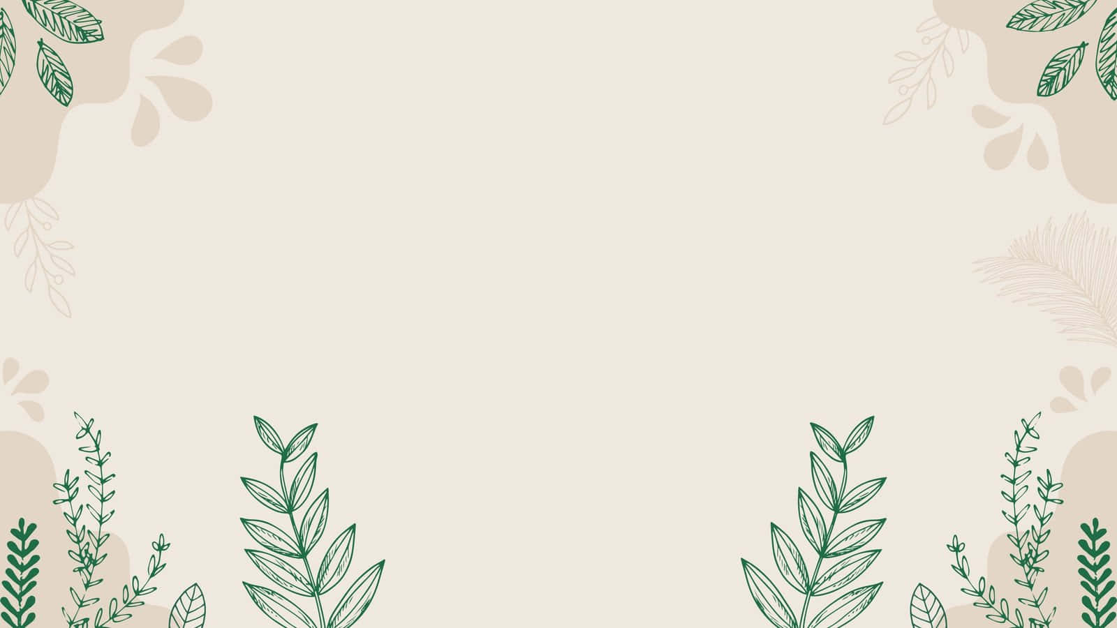 A Background With Leaves And Flowers Wallpaper
