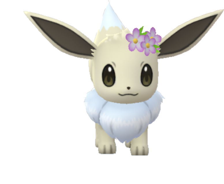 Floral Crowned Eevee PNG