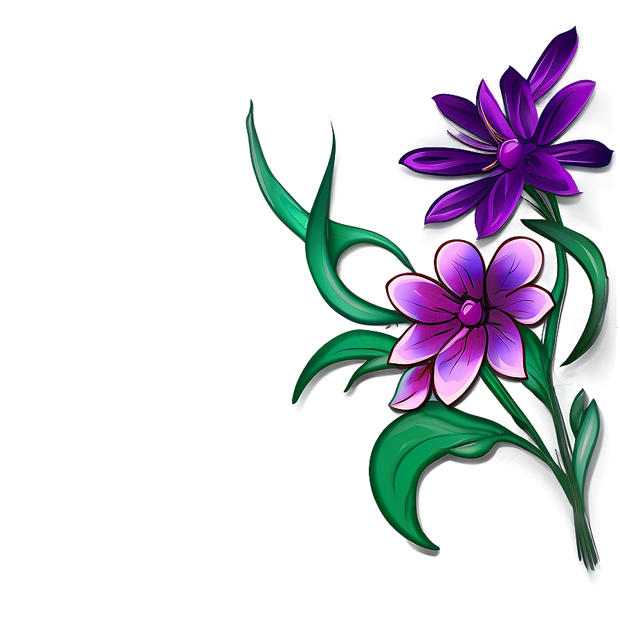 Floral Design A PNG