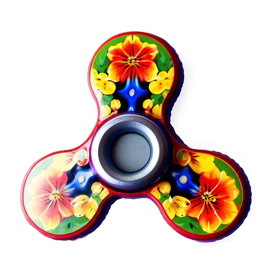 Floral Fidget Spinner Png Ouo63 PNG