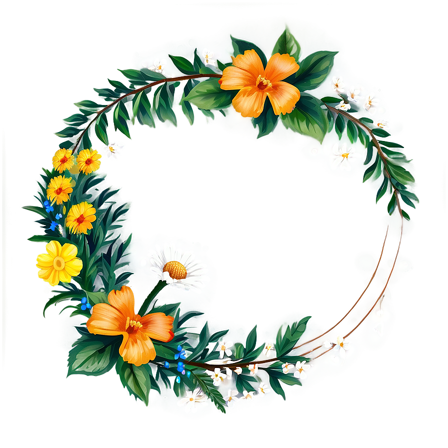 Floral Garland Png 62 PNG
