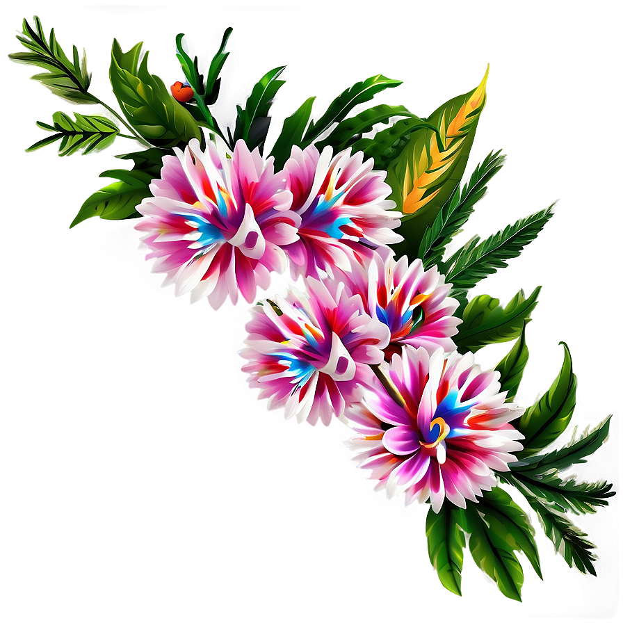 Floral Garland Png Enp20 PNG