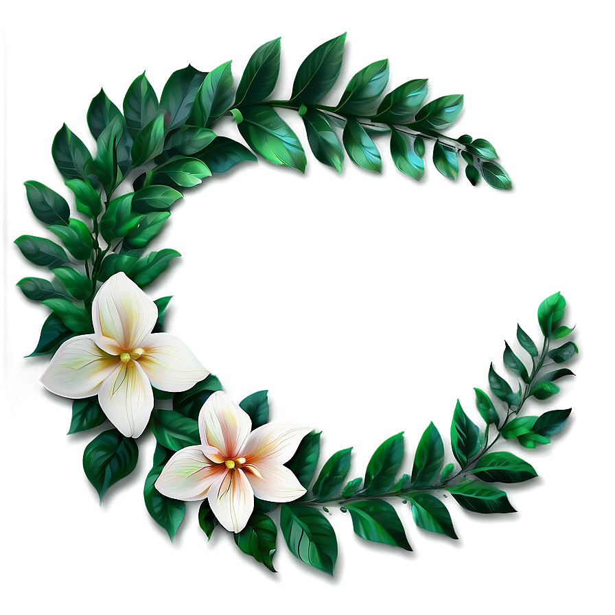 Floral Garland Png Nru40 PNG