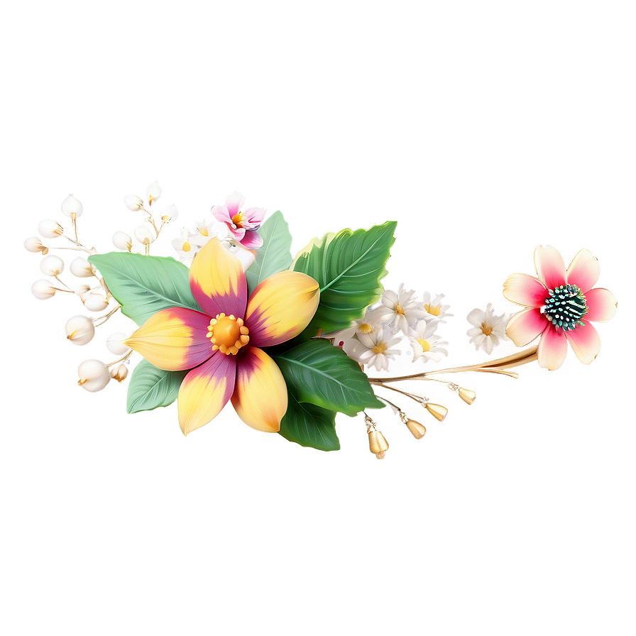 Floral Hair Accessory Png 76 PNG