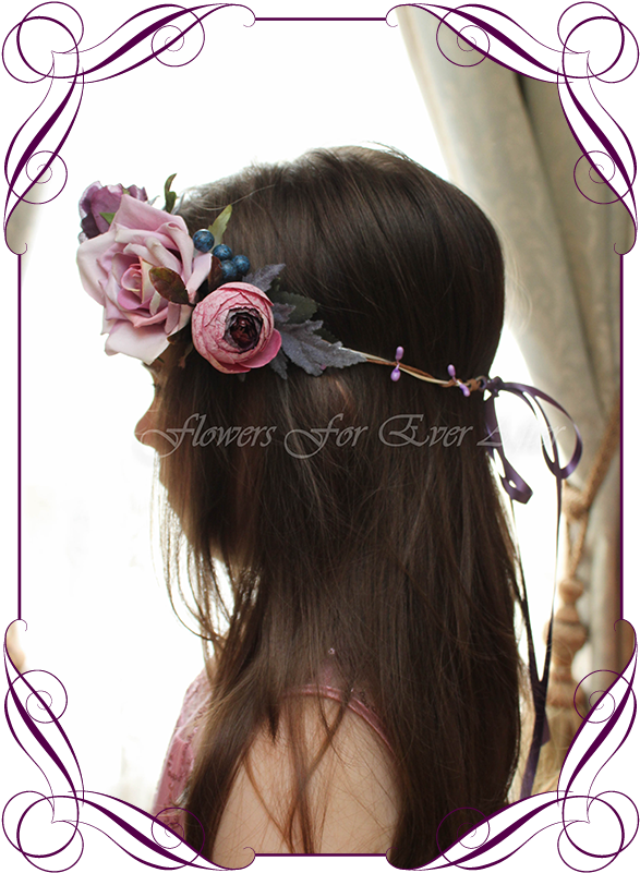 Floral Headpiece Elegance PNG