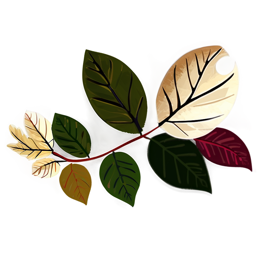 Floral Leaves Png Caw PNG