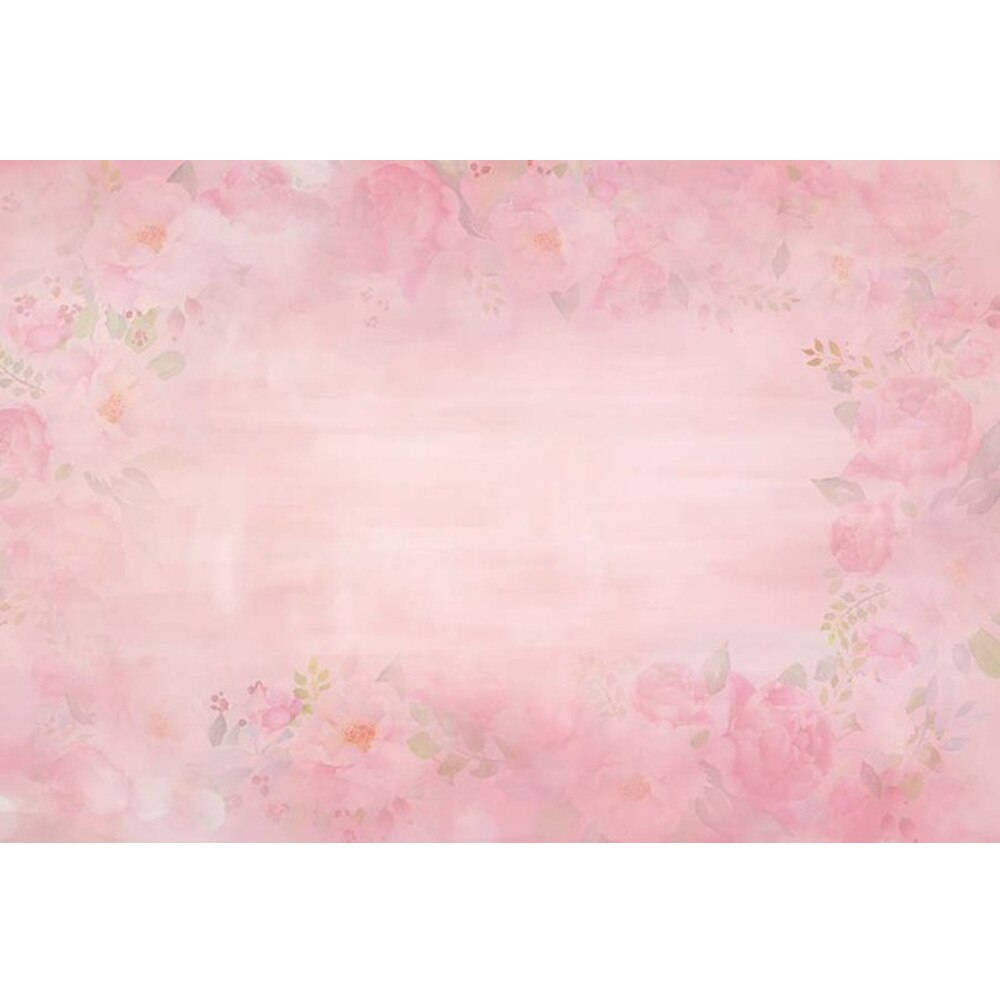 Floral Light Pink Color Wallpaper