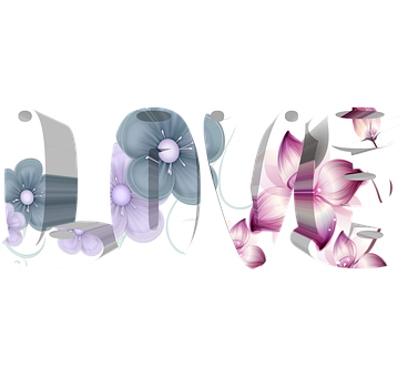 Floral Love Graphic PNG