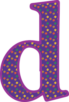 Floral Lowercase Letterb PNG