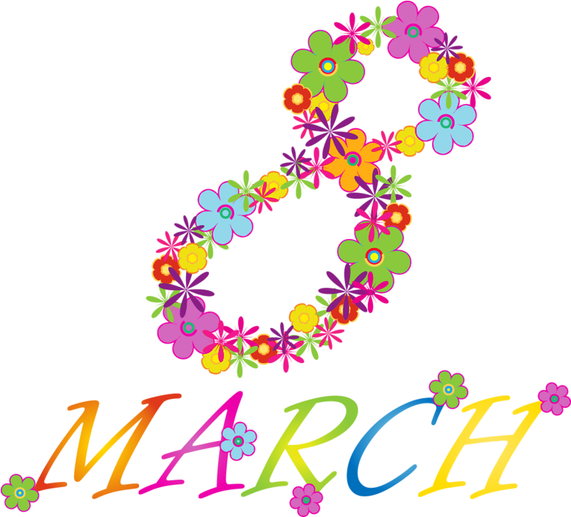 Floral March Graphic PNG