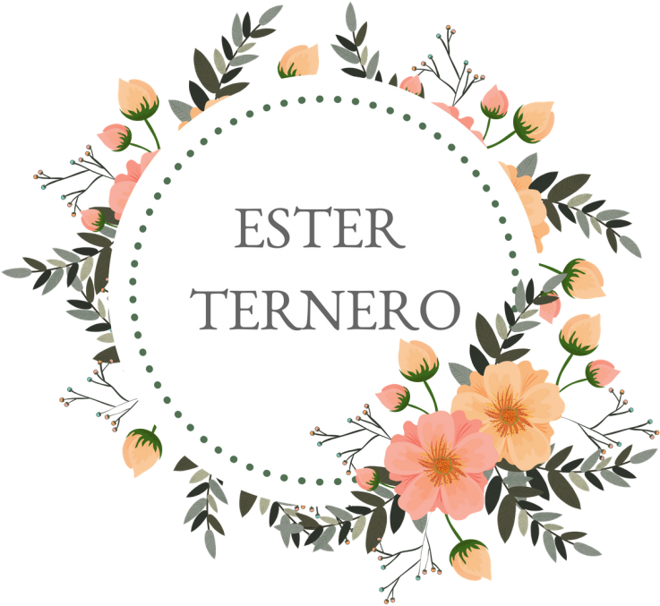 Floral Name Design Ester Ternero PNG