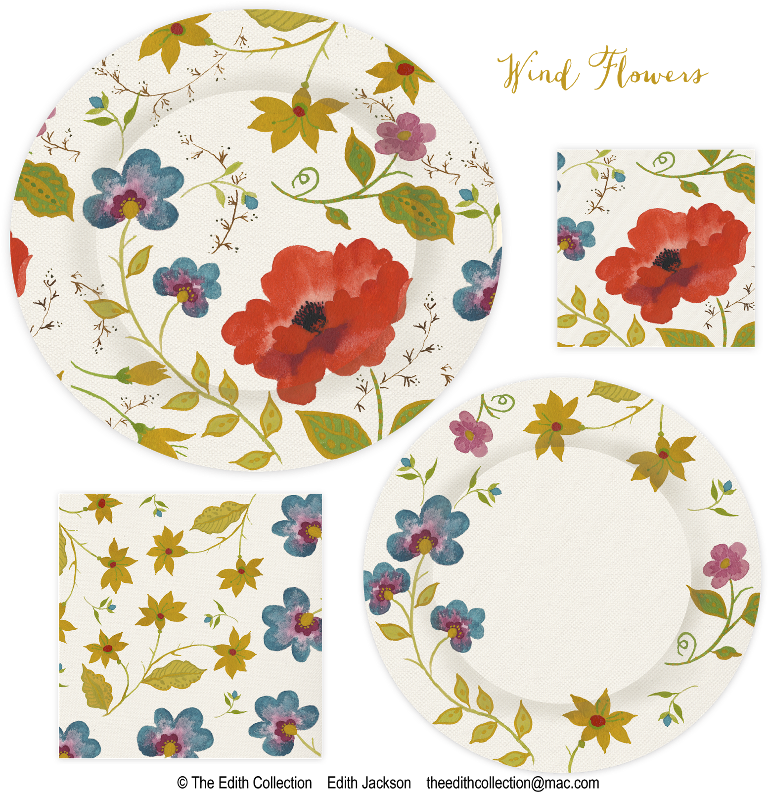 Floral Paper Plate Designs PNG
