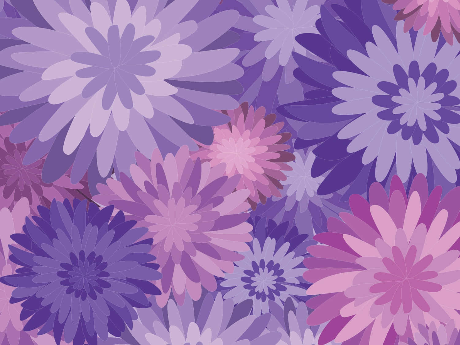 Delicate Floral Pattern Wallpaper