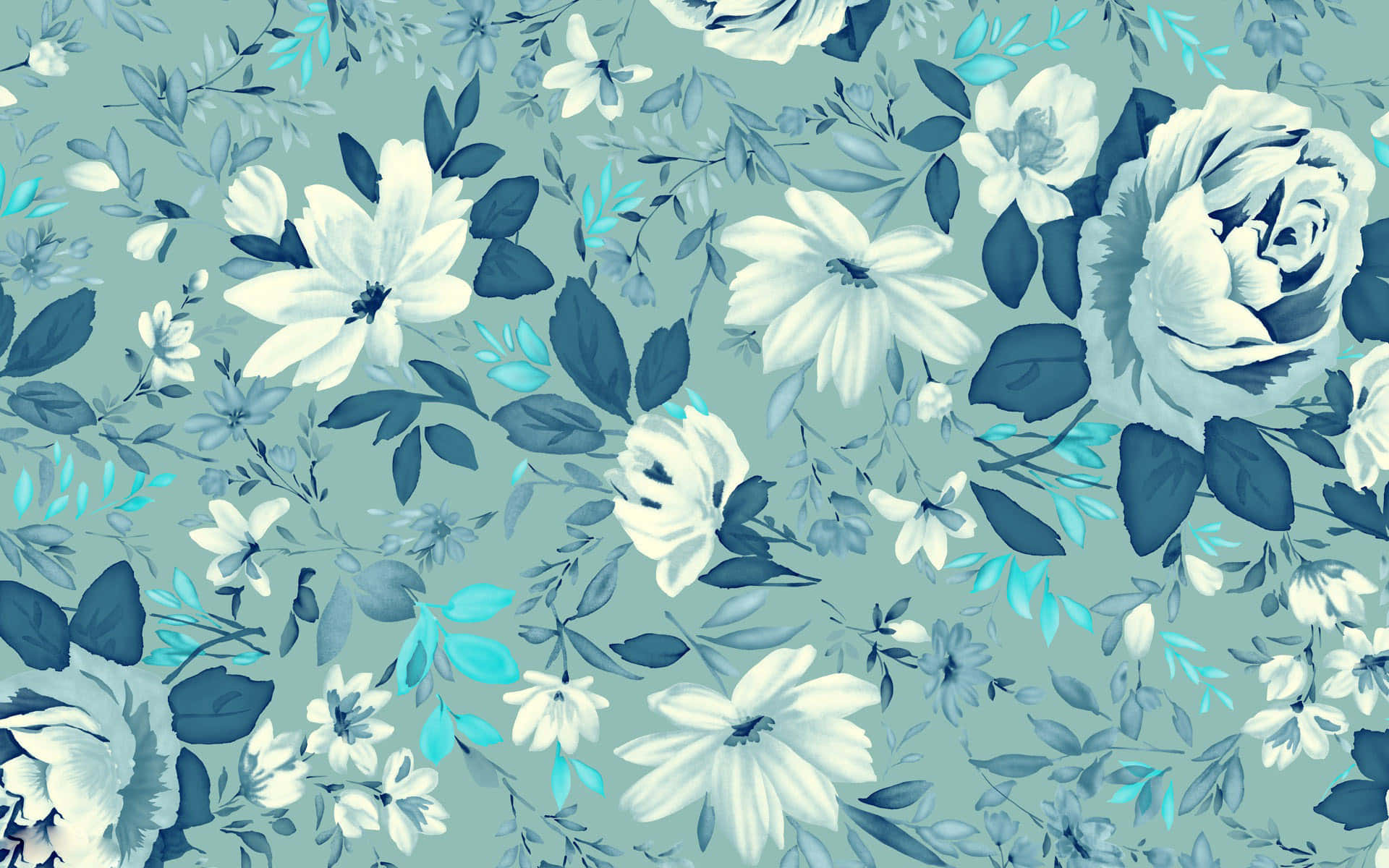 A vibrant and beautiful floral pattern