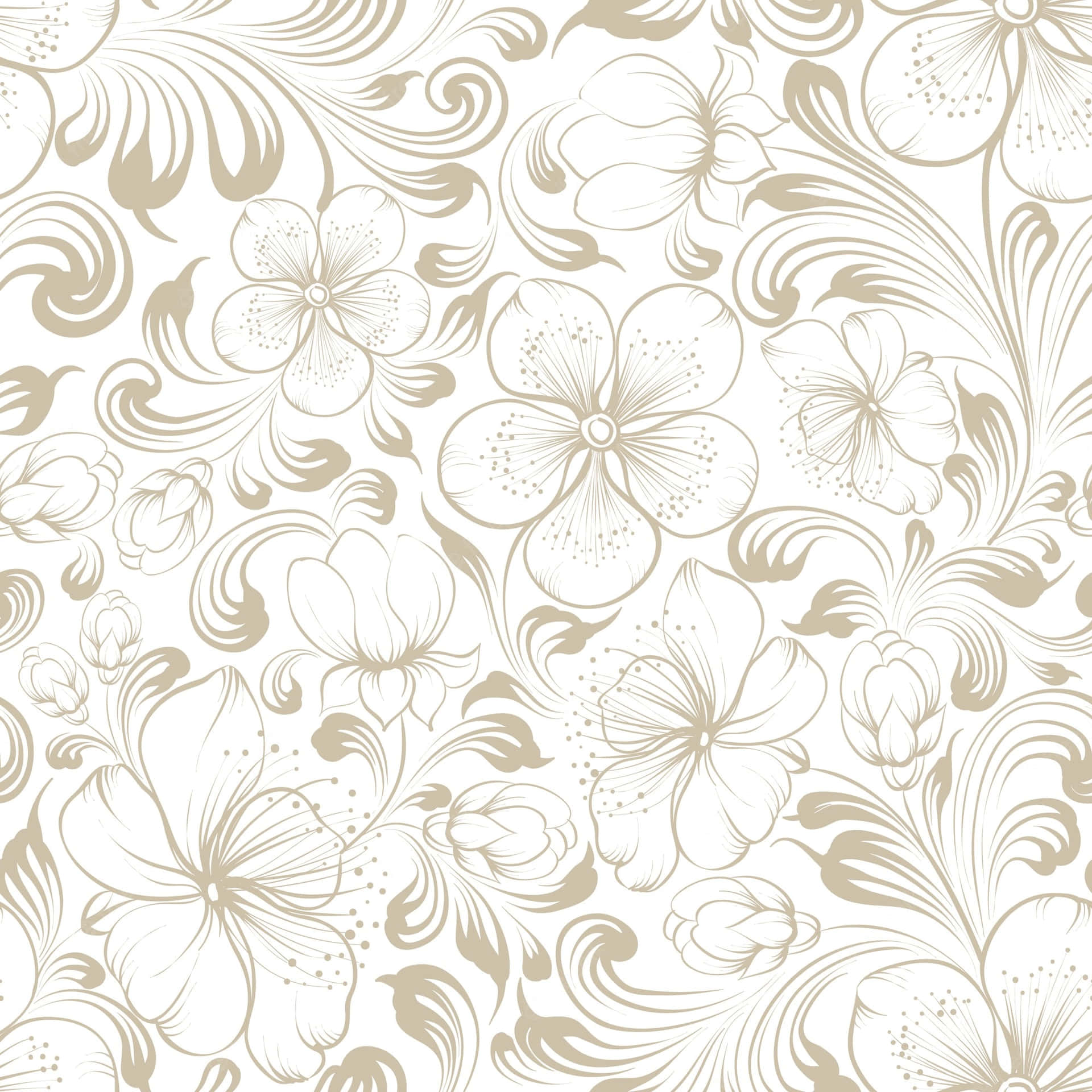 Intricate Abstract Floral Pattern