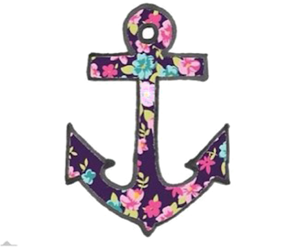 Floral Pattern Anchor PNG