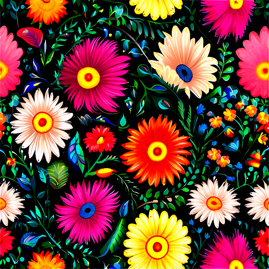 Floral Pattern Background Png Kbb PNG