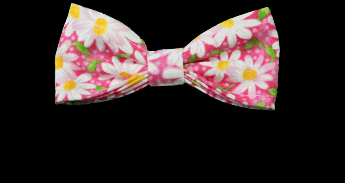 Floral Pattern Bow Tie PNG