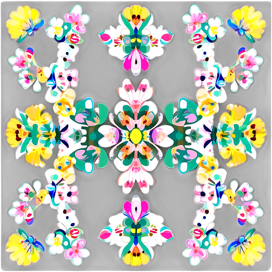 Floral Pattern Design Png 06202024 PNG