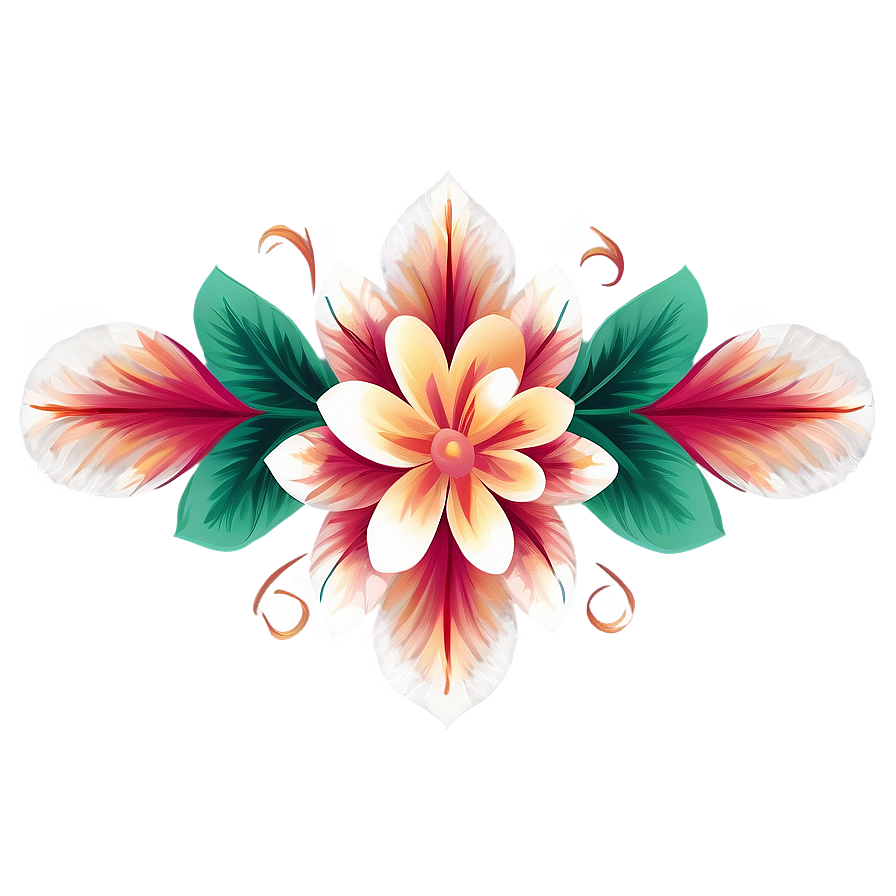 Floral Pattern Design Png 06262024 PNG