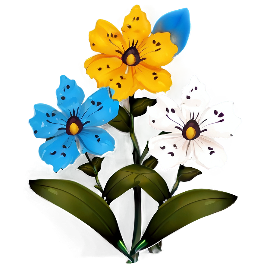 Floral Pattern Illustration Png 06202024 PNG