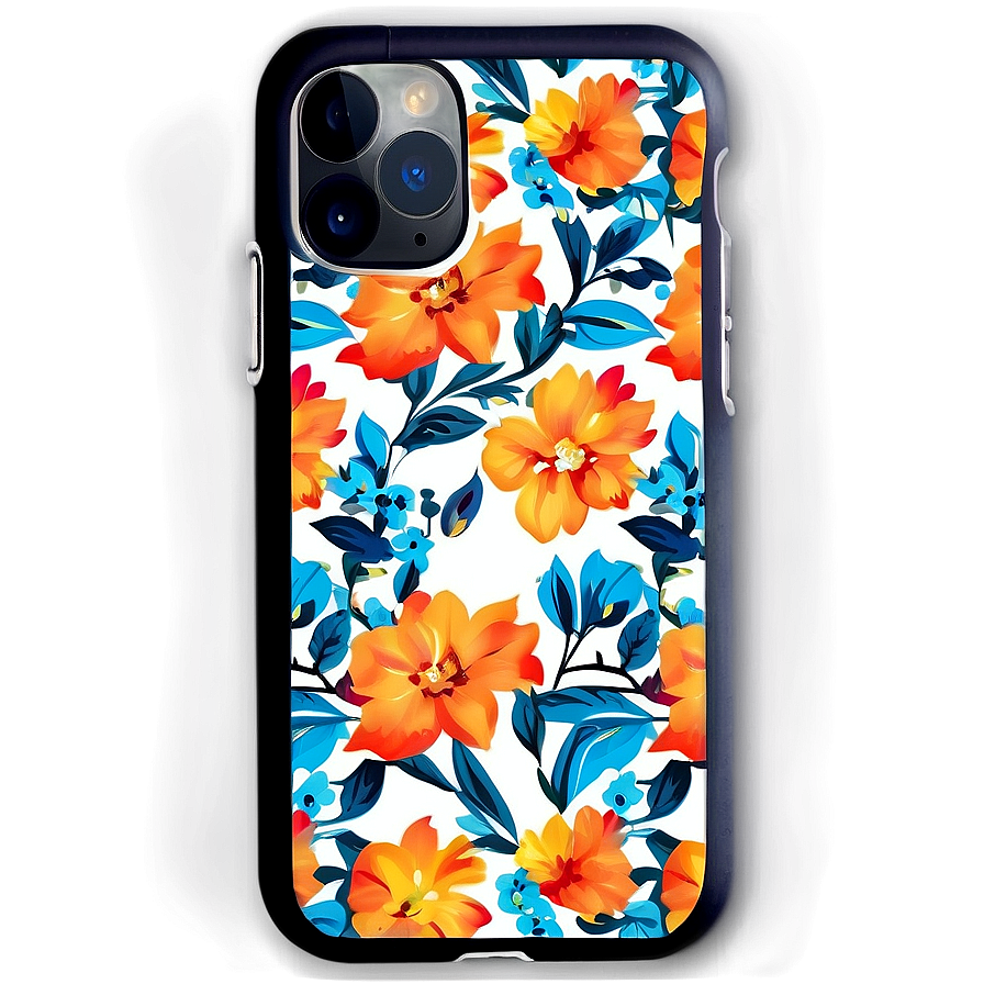Floral Pattern Phone Case Png Rct PNG