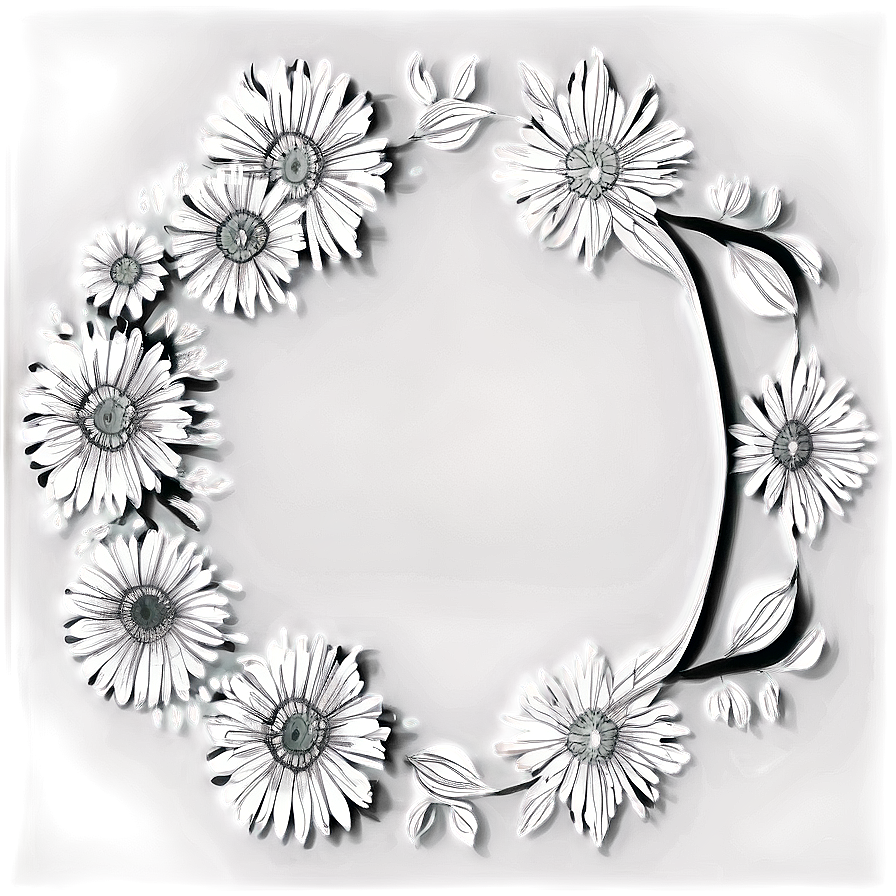 Floral Pattern Sketch Png 06202024 PNG