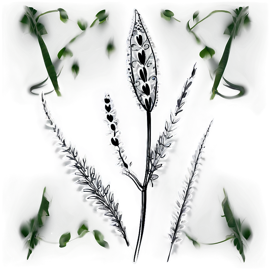 Floral Pattern Sketch Png Ngf94 PNG