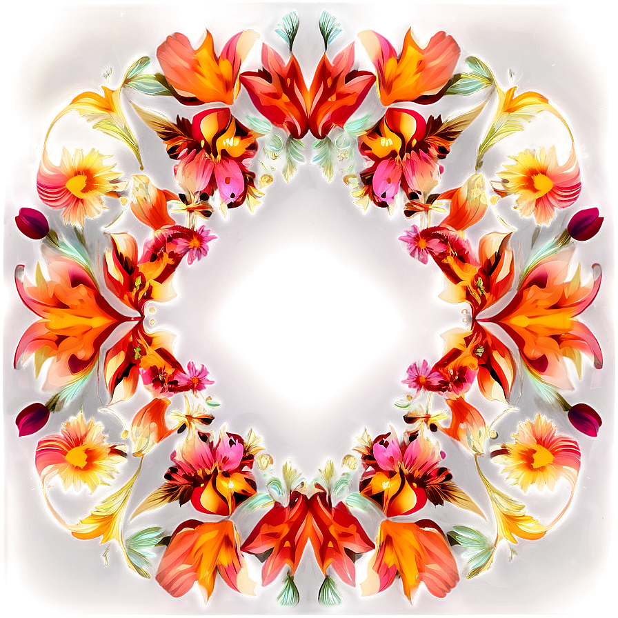 Floral Pattern Transparent Png Lie46 PNG