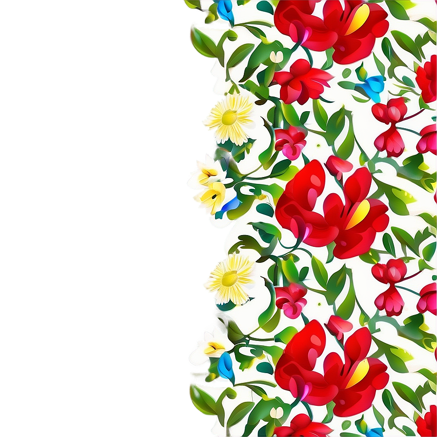 Floral Pattern Vector Png Qdh13 PNG