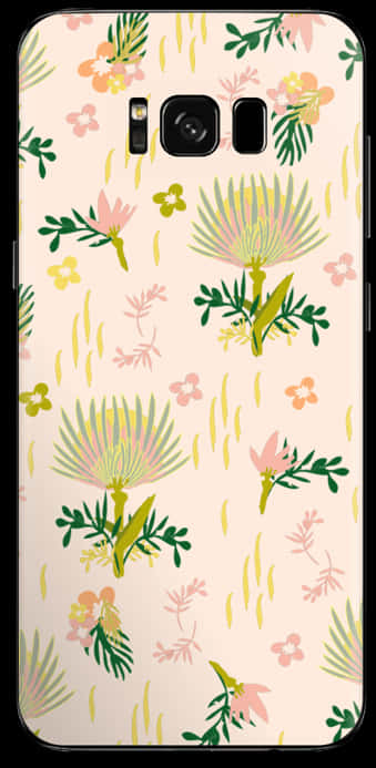 Floral Phone Case Design PNG