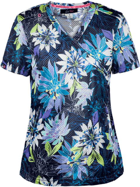 Floral Print Womens Blouse PNG