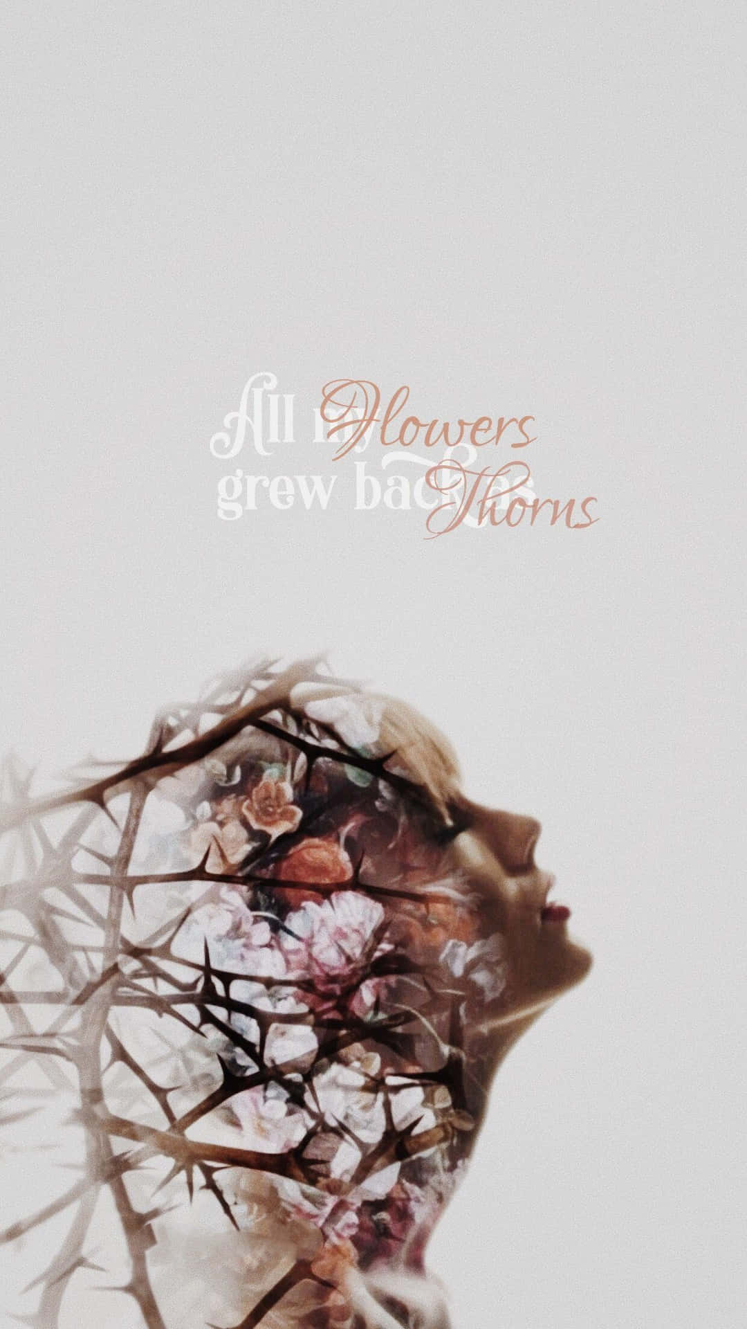 Floral Silhouette_ Taylor Swift_ Aesthetic Wallpaper