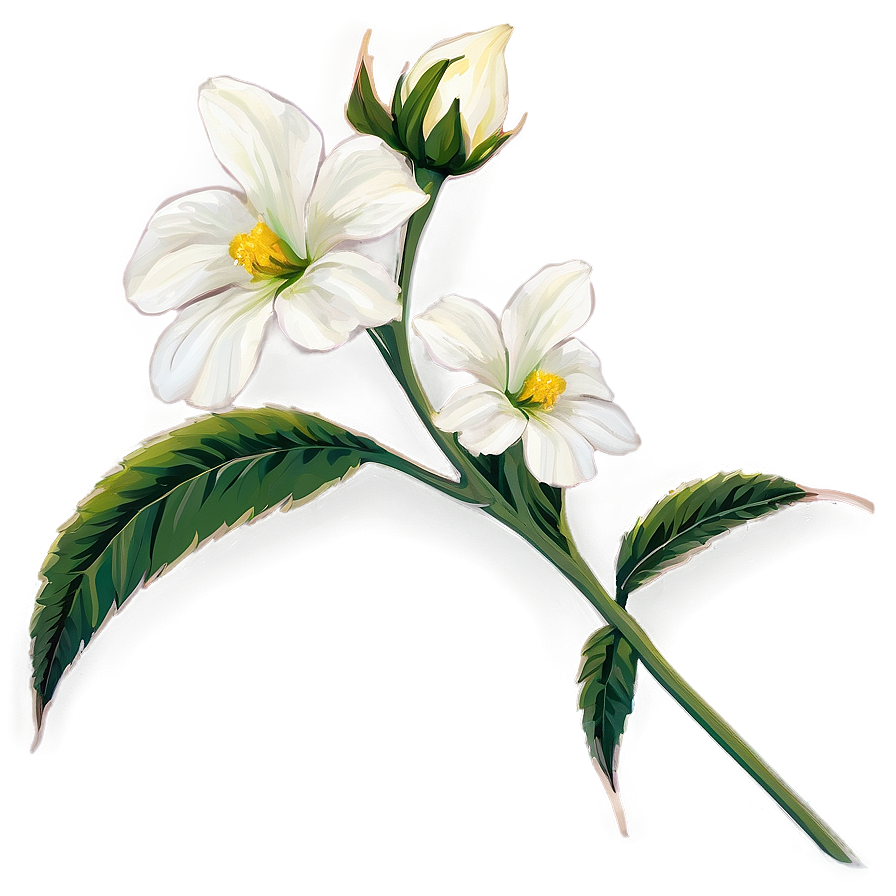 Floral Stem Png Jgp PNG