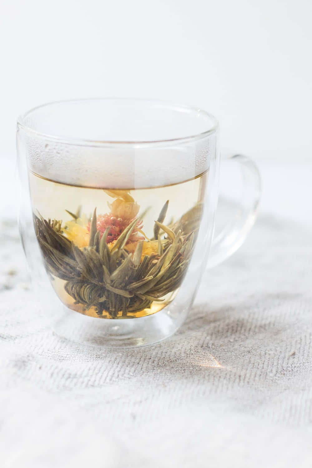 Relaxing Floral Tea Blend Wallpaper