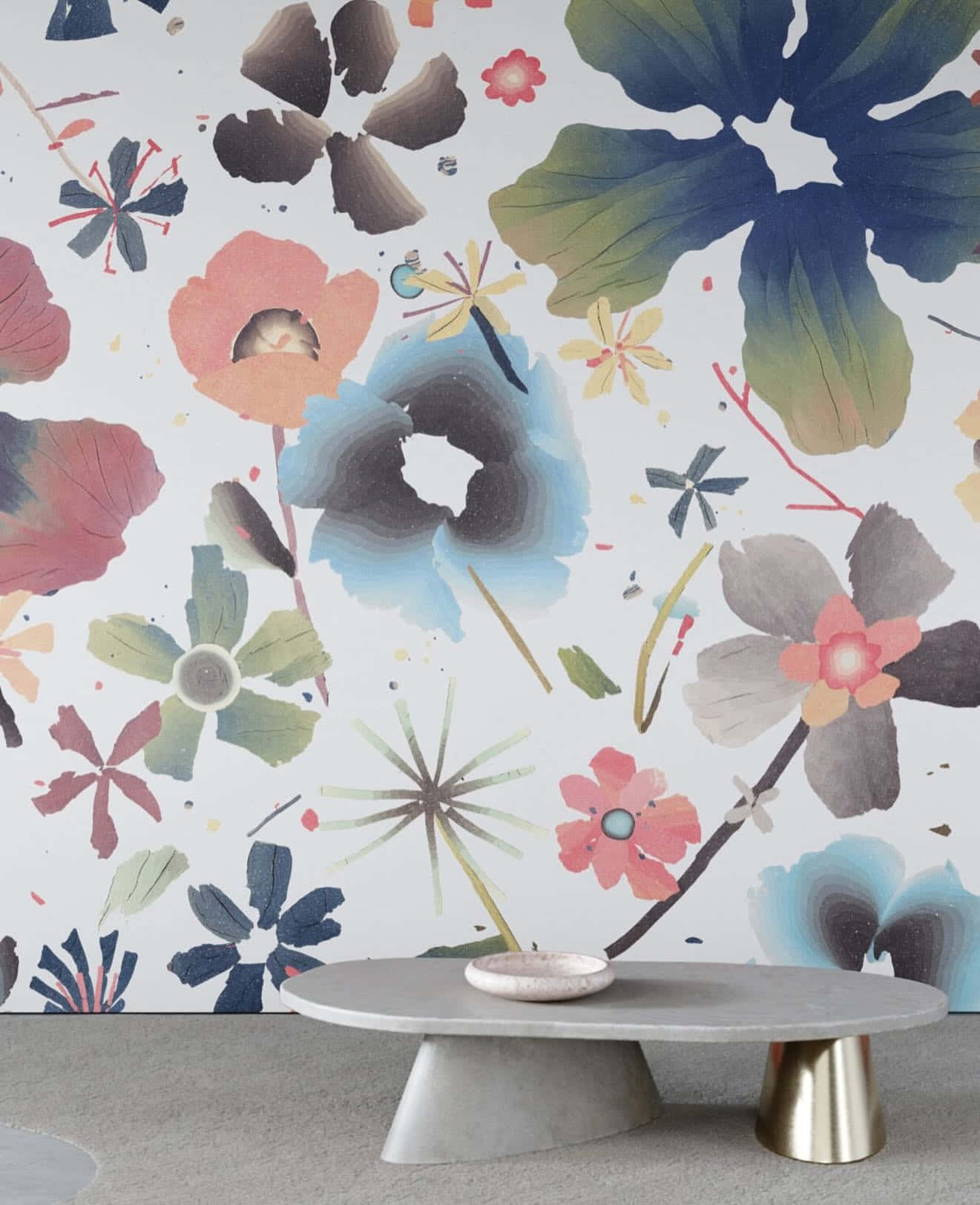 Floral Wallpaper Interior Design Wallpaper