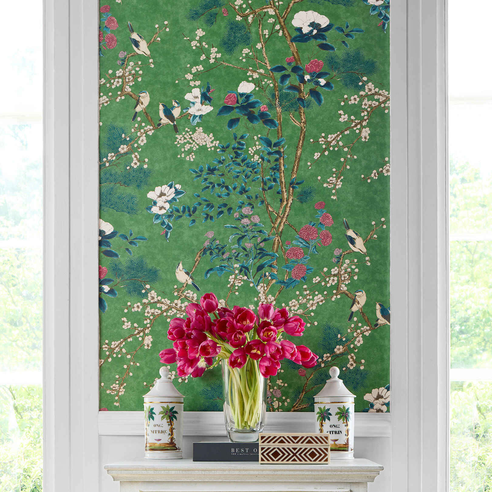 Floral Wallpaper Interior Design Wallpaper