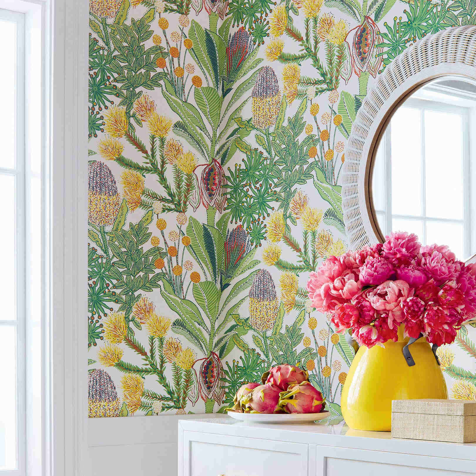 Floral Wallpaper Interior Design Wallpaper