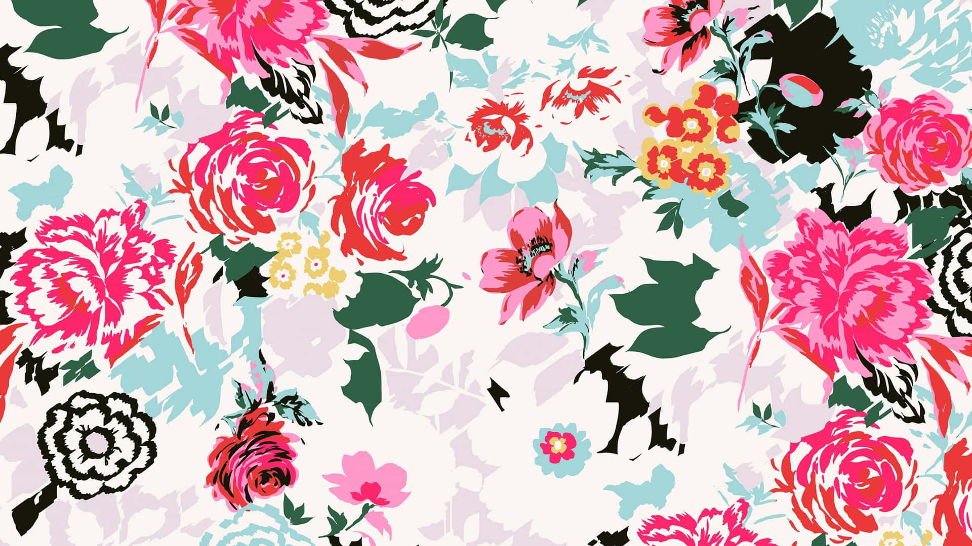 Opulence and color for any decor with this Floral Watercolor Background