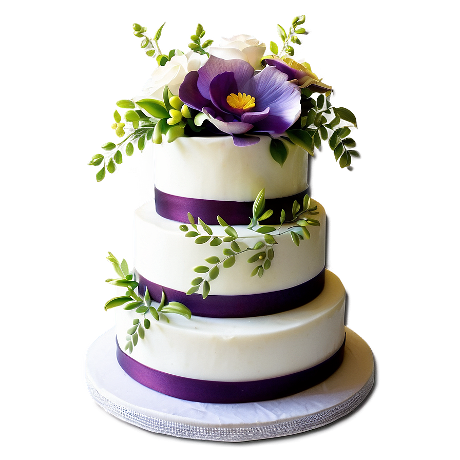 Floral Wedding Cake Png 41 PNG