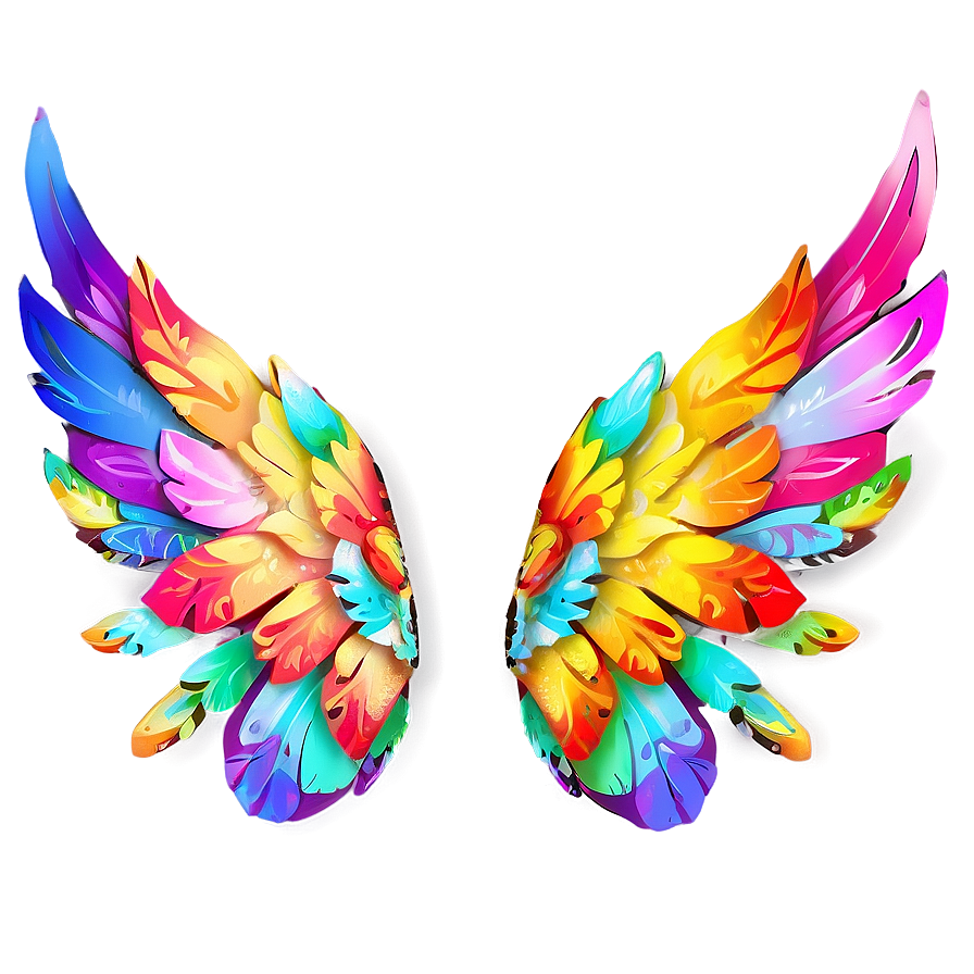 Download Floral Wings Png Oyf | Wallpapers.com