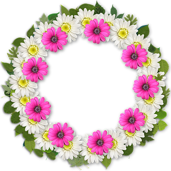 Floral_ Wreath_ Frame PNG