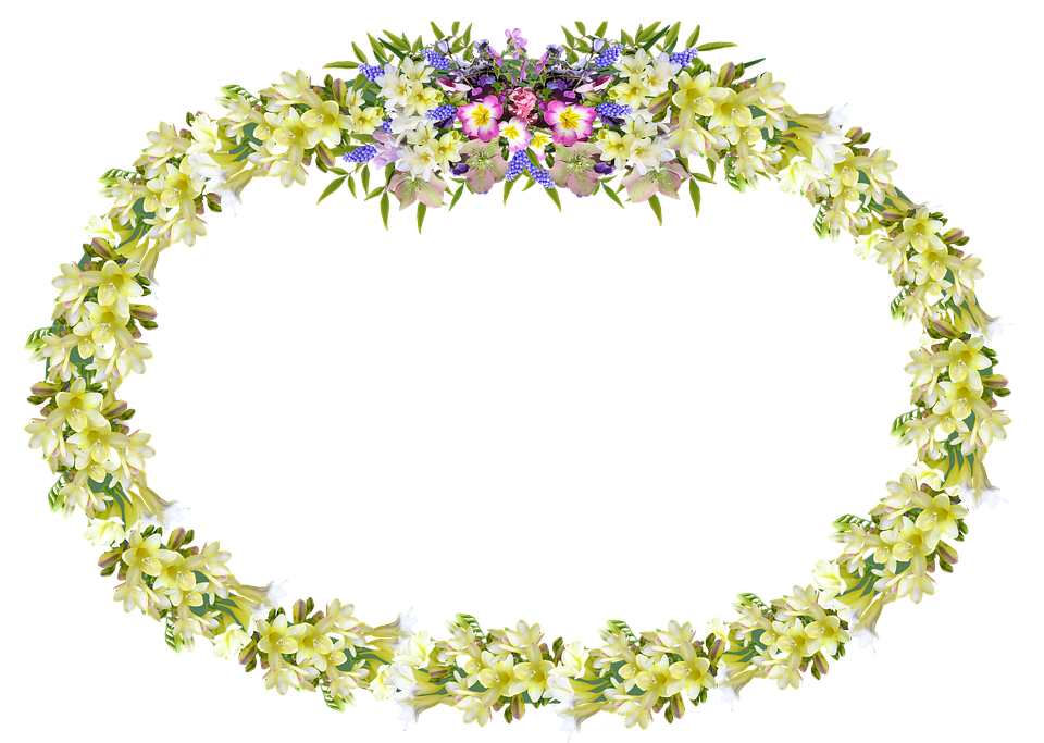 Download Floral_ Wreath_ Transparent_ Background.png | Wallpapers.com