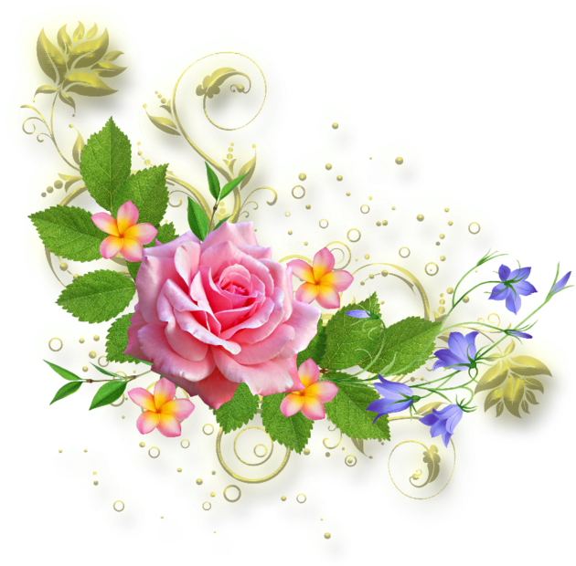 Floral_ Arrangement_ Green_ Splash.png PNG