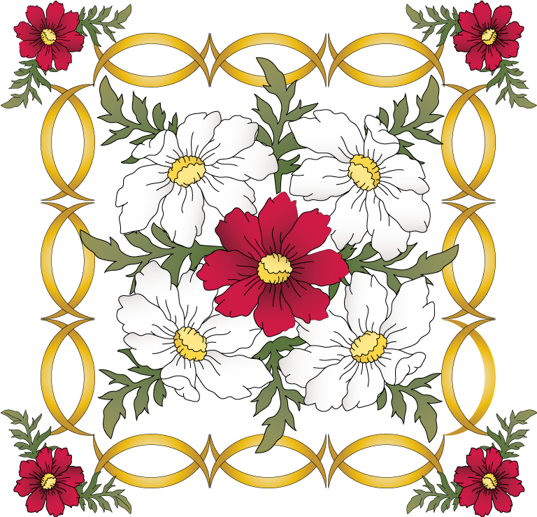 Floral_ Pattern_ Chrysanthemum_ Design PNG