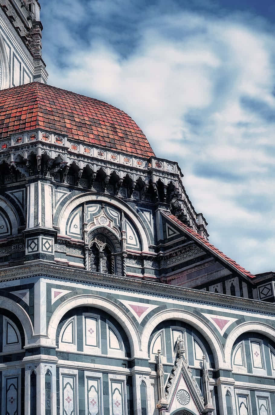 Catedralde Florença, Itália - Grande Arquitetura. Papel de Parede