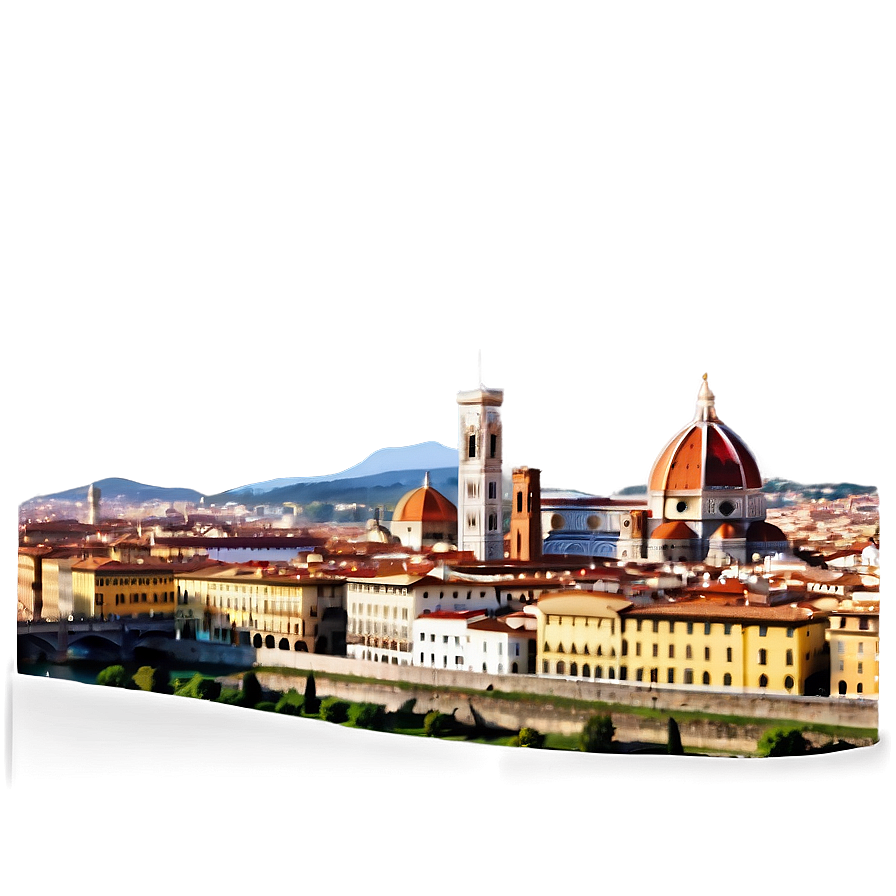 Florence Italy Skyline Png Jxr41 PNG