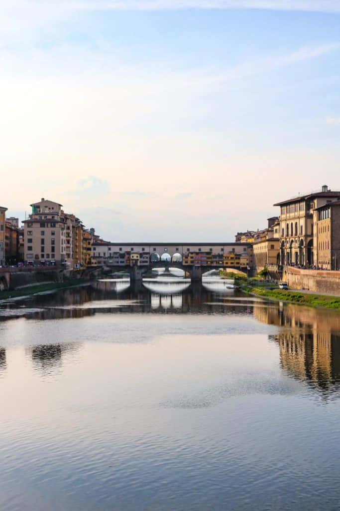 Florence Night Ponte Vecchio Picture
